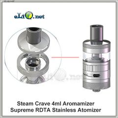 Steam Crave Aromamizer Supreme RDTA - обслуживаемый атомайзер-танк для дрипа. Аромамайзер. (4 мл, 2 стойки)