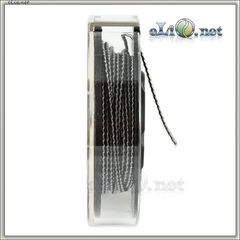 [GeekVape] Twisted clapton (26GA*2 + 32GA) 10ft. Твистед клэптон кантал.