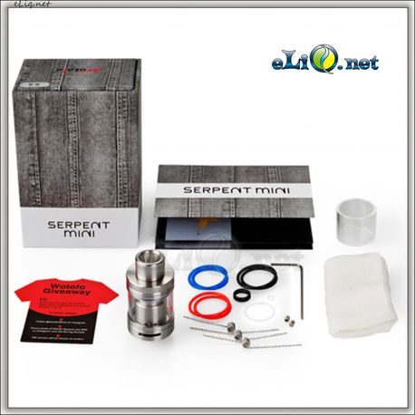 Wotofo Serpent Mini RTA - обслуживаемый атомайзер-танк. 3ml.