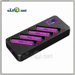 Efest LUC BLU4 OLED/LCD Интеллектуальное четырехслотовое зарядное устройство c Bluetooth.