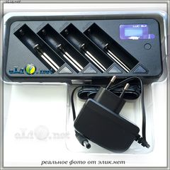 Efest LUC BLU4 OLED/LCD Интеллектуальное четырехслотовое зарядное устройство c Bluetooth.