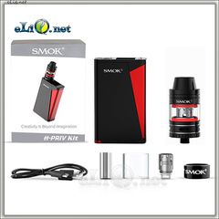 220W SMOK H-PRIV TC Starter Kit. Стартовый набор. Боксмод с температурным контролем + атомайзер.