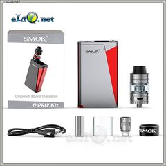 220W SMOK H-PRIV TC Starter Kit. Стартовый набор. Боксмод с температурным контролем + атомайзер.