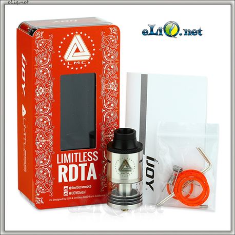 iJOY Limitless RDTA Атомайзер - 4мл. Генезис с велосити стойками. 