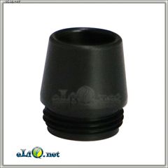 Широкий скошенный дрип-тип из делрина на GeekVape Tsunami 22/24 RDA. Diagonal Delrin Drip Tip.