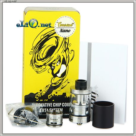 IJOY Tornado Nano Chip Coil & RTA Tank - 4ml - обслуживаемый атомайзер-танк. Торнадо нано.