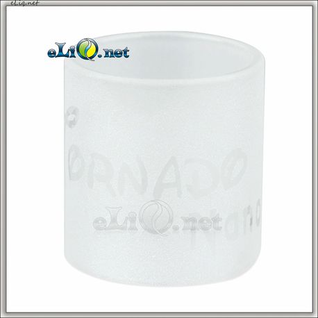 IJOY Tornado Nano Frosted Glass Tube With Logo - стеклянная колба для Торнадо нано.