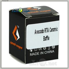 GeekVape Avocado RTA Ceramic Baffle - керамическая заглушка для односпиральной намотки на Авокадо.