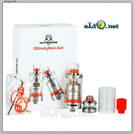 OUMIER White Bone RTA - обслуживаемый атомайзер-танк. Белая кость.