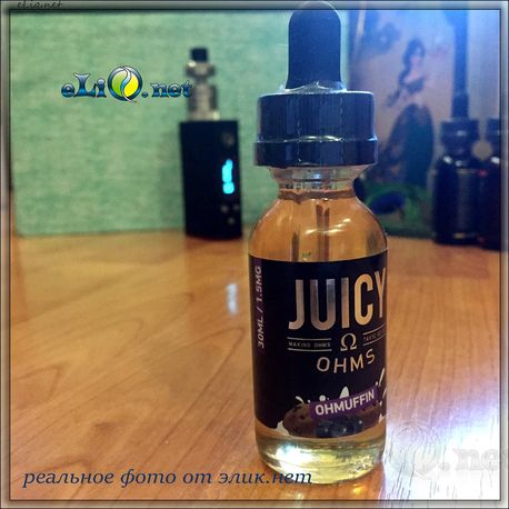 30 мл Juicy Ohms - OHMuffin - Премиальные жидкости из США.