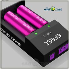 Efest Pro C2 charger универсальное двуслотовое зарядное устройство