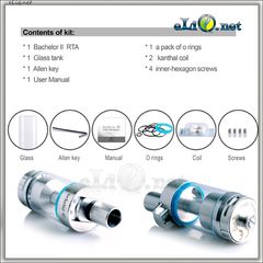 [Предзаказ!] EHPRO Bachelor II RTA Tank - 4ml - обслуживаемый атомайзер-танк. 