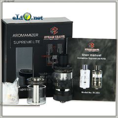 Steam Crave Aromamizer SupremeLite RDTA - 2ml+5ml, SS - обслуживаемый атомайзер-танк для дрипа. Аромамайзер. 