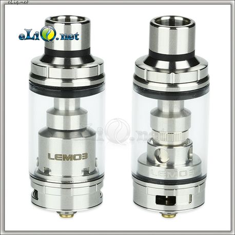 Eleaf Lemo 3 (Type A) Atomizer with RBA Base - 4ml. Сабомный + обслуживаемый атомайзер-танк. 
