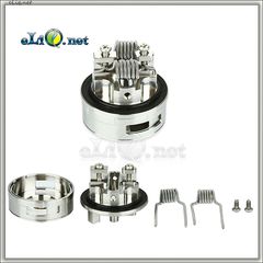 Eleaf Lemo 3 (Type A) Atomizer with RBA Base - 4ml. Сабомный + обслуживаемый атомайзер-танк. 