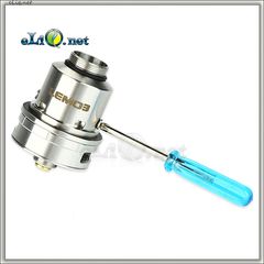 Eleaf Lemo 3 (Type A) Atomizer with RBA Base - 4ml. Сабомный + обслуживаемый атомайзер-танк. 