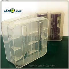 Soshine пластиковый кейс - футляр для 2х аккумуляторов 26650