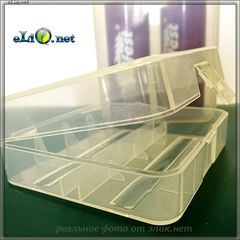 Soshine пластиковый кейс - футляр для 2х аккумуляторов 26650