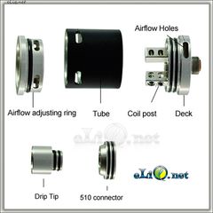 Hotcig Beast RDA Atomizer - обслуживаемый атомайзер - дрипка. 