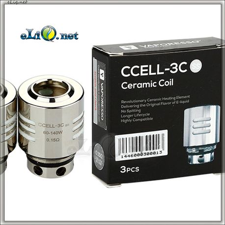 Vaporesso Giant Dual Tank Replacement CCELL Coil - керамический испаритель.