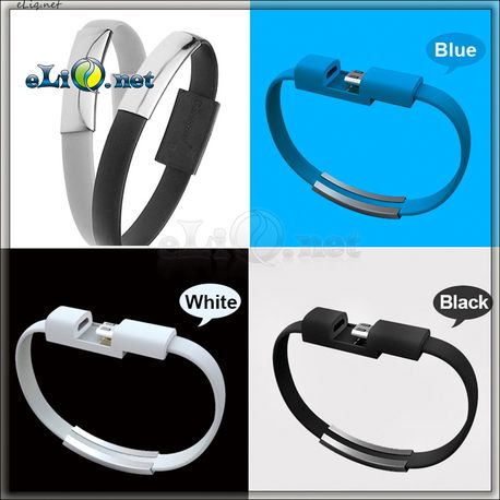 Браслет для зарядки андроидов. Flat Data Charging Cable for Andorid Series.