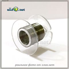 0.16мм / 34Ga Кантал (Kanthal) - 10 метров катушка.