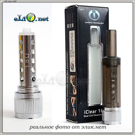 [Innokin] iClear 16S eGo DC/ Dual Coi - двуспиральный клиромайзер.