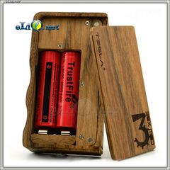 Tesla Wood TC 160W Mod Kit. Деревянный боксмод-вариватт с ТК.