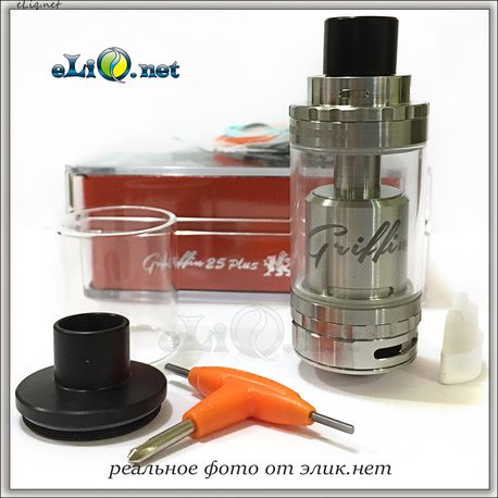 GeekVape Griffin 25 Plus RTA Tank - обслуживаемый атомайзер Гриффин 25 Плюс. 5мл. Оригинал.