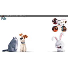 Макс. Тайная жизнь домашних животных. Мягкая игрушка. The Secret Life of Pets. Max.