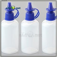 50ml Пустой мягкий прозрачный флакончик с тонким носиком. Китай 