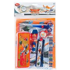Набор канцелярских принадлежностей. Пенал и блокнот.Planes. Disney.: Fire & Rescue Stationery Supply Kit