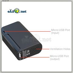 Kit: Tesla Three 150W 5000mAh Mod Kit. Боксмод-вариватт + 2.5ml Carrate 24 RTA обслуживаемый атомайзер.