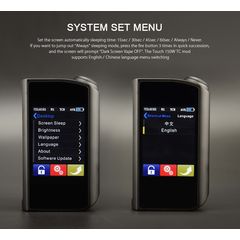 Tesla TESLACIGS Touch 150W TC Box Mod - вариватт с ТК и тачскрином.