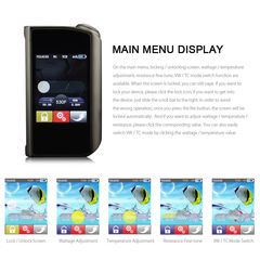 Tesla TESLACIGS Touch 150W TC Box Mod - вариватт с ТК и тачскрином.