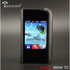 Tesla TESLACIGS Touch 150W TC Box Mod - вариватт с ТК и тачскрином.