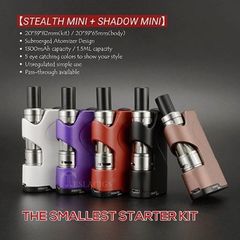 Tesla Stealth Mini  + Shadow Mini Tank. карманный боксмод - стик + атомайзер. 