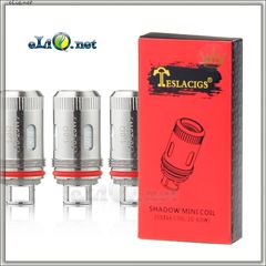Tesla Shadow Mini Coil. Испаритель на сабомный атомайзер. 