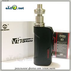 Kit: 75W Hcigar VT75 Nano + Goblin v3 Mini RTA - боксмод c оригинальной платой DNA75 + обслуживаемый атомайзер.