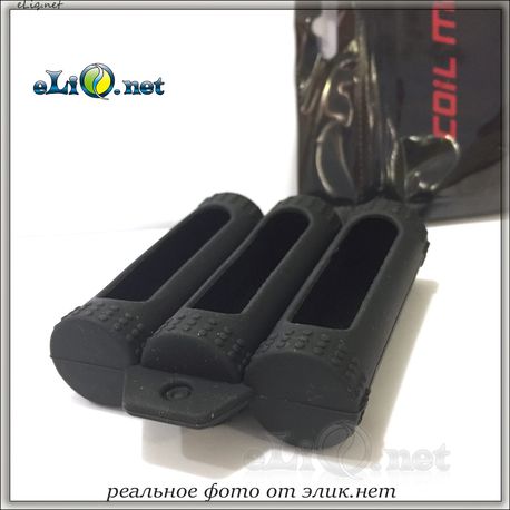 Coil Master Силиконовый чехол для хранения и транспортировки 3 шт. аккумуляторов 18650