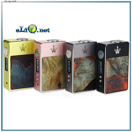 Woody Vapes Stabilized Wood X200 TC Box MOD боксмод вариватт с ТК, стаб дерево.