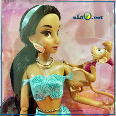 Кукла принцесса Жасмин и мини-фигурка обезьянка Абу (Disney, Jasmine, Abu)
