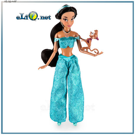 Кукла принцесса Жасмин и мини-фигурка обезьянка Абу (Disney, Jasmine, Abu)