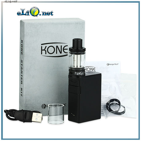 KangerTech KONE 60W 3000mAh Kit with Pangu. Комплект: боксмод и сабомный атомайзер.
