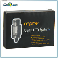 Aspire Cleito RTA System - обслуживаемая голова.