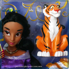 Поющая кукла принцесса Жасмин с платьем и тигром. (Disney) Дисней. Оригинал США.