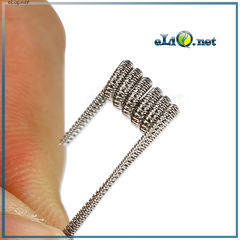 GeekVape Staggered Fused Clapton SS316L Coil - спирали из нержавеющей стали, коттон.