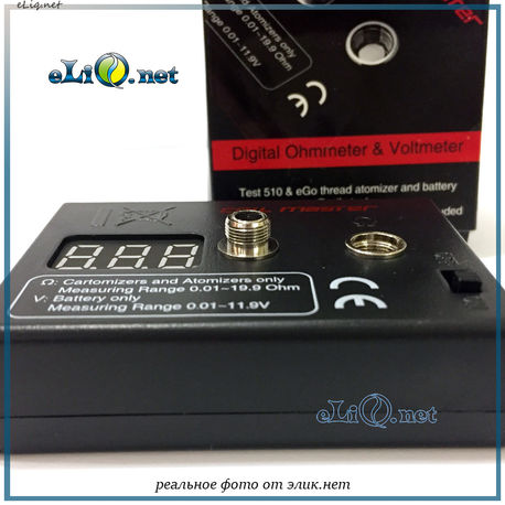 Coil Master Ohm Meter - тестер, омметр, вольтмерт, измеритель сопротивления и напряжения.