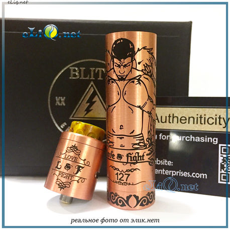 L & F Kit (Mod + RDA) Blitz Enterprises - оригинал. Love vape (L),Fight for vape (F). Люби вейп, сражайся за вэйп.