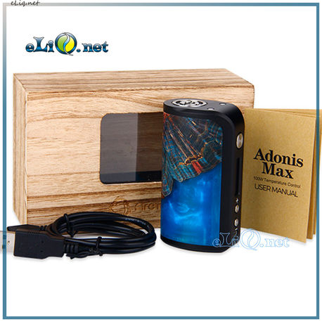 100W Arctic Dolphin Adonis Max Stabilized Wood TC MOD  боксмод вариватт с ТК, стаб дерево.